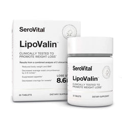 Serovital LipoValin frente del empaque que muestra presentación y beneficios