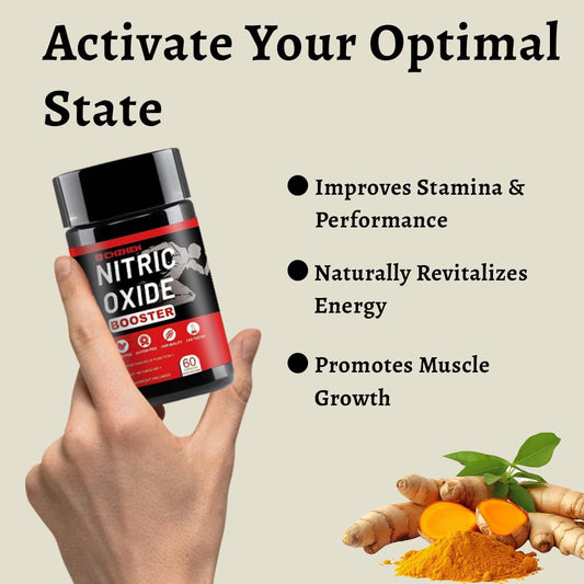 SERSANVE Óxido nítrico - botella 60 cápsulas, apoya la circulación y la energía natural.