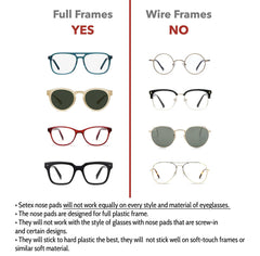 Gafas de sol con Setex en uso que evitan deslizamiento