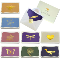 SETTINI frontal del estuche con tarjetas, elegante y práctico