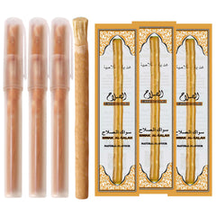 SEWAK AL HARAM pack frontal mostrando 3 siwak y 3 holder, práctico y natural