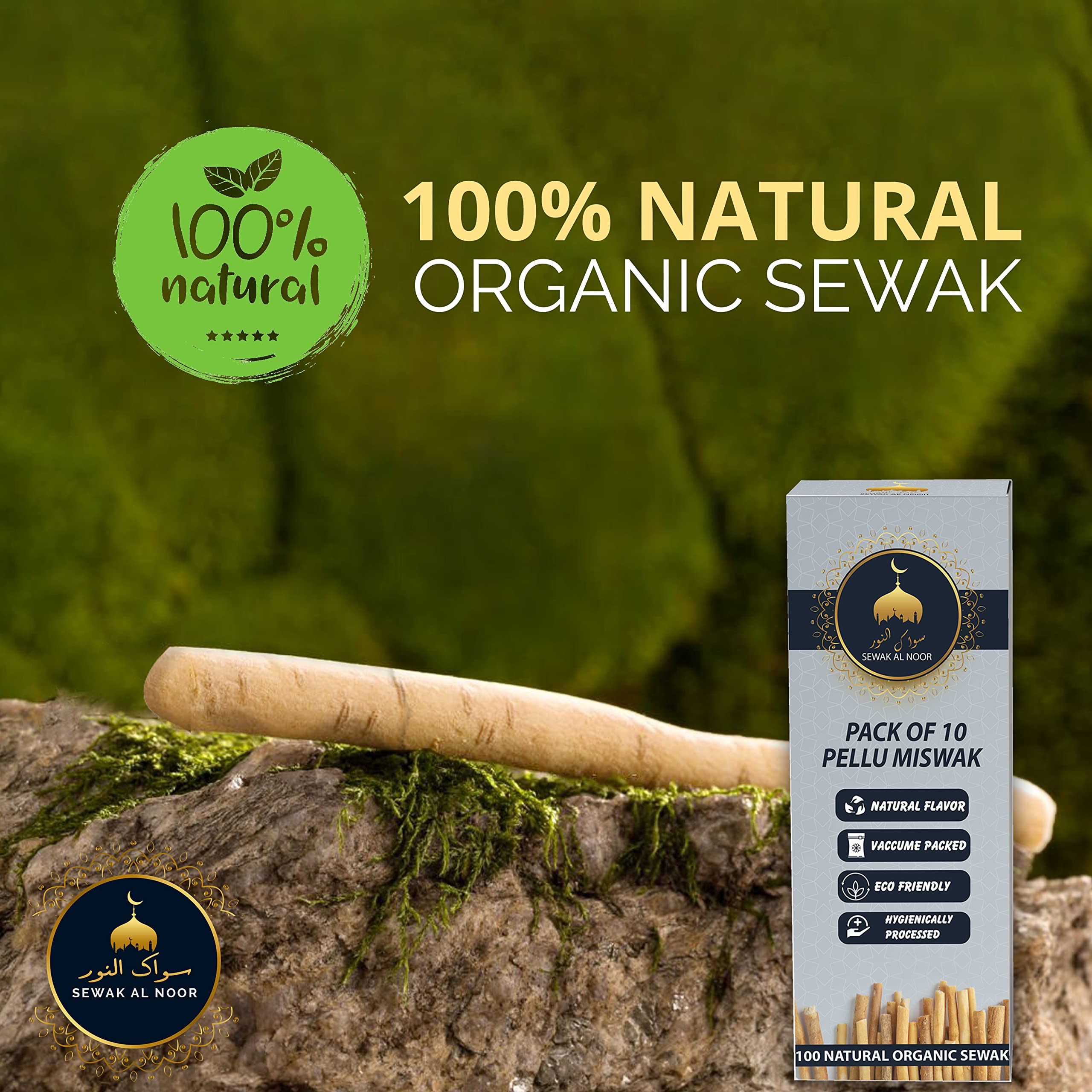 Sewak Al Noor estilo de vida en ambiente natural resaltando origen sostenible del producto