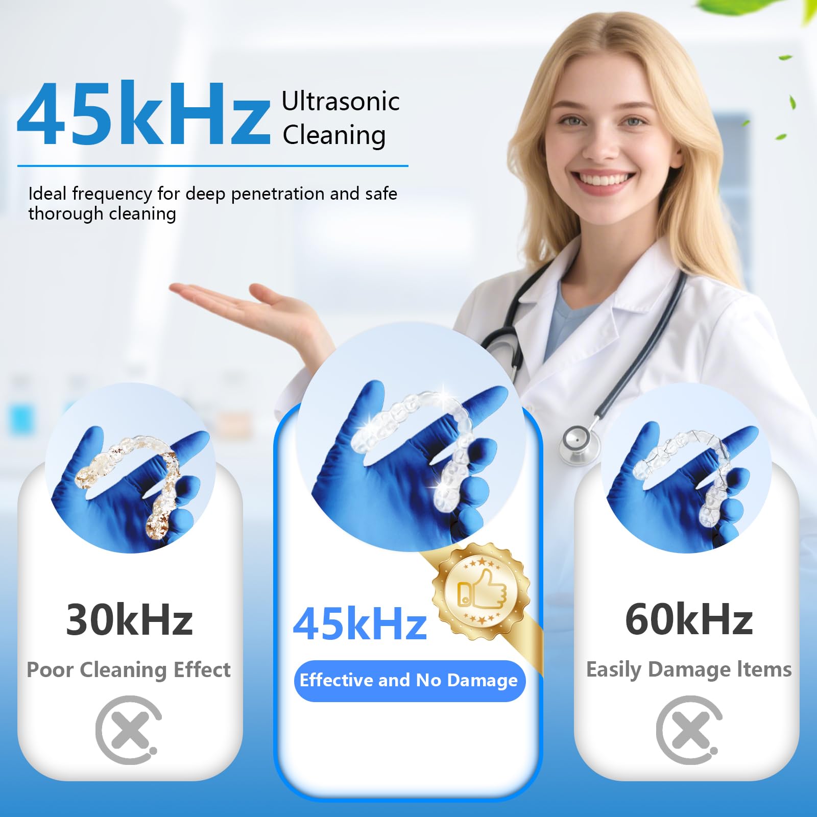 Seyuwise depósito con joyería muestra limpieza suave y protección