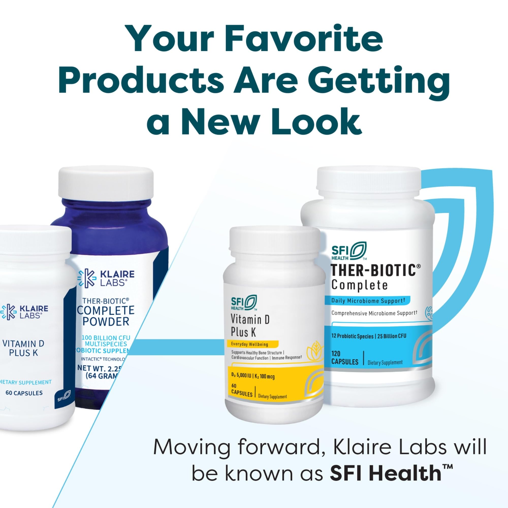 Klaire Labs SFI Health cápsula en primer plano que muestra textura y fácil ingestión