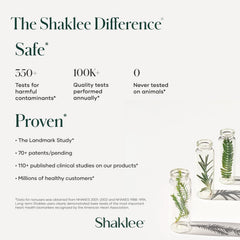 Shaklee producto en cocina como parte de rutina diaria saludable