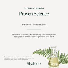 Shaklee Vita‑Lea frasco abierto mostrando cantidad y conservación