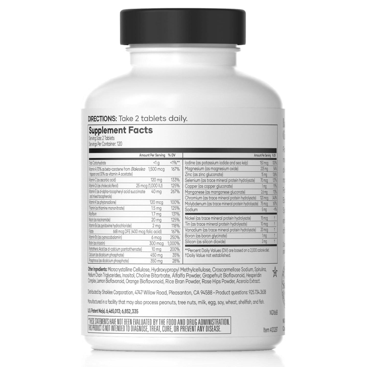 Shaklee Vita-Lea Men detalle de tabletas mostrando textura y recubrimiento