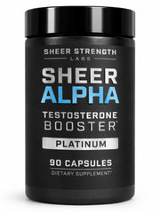 Sheer Strength Labs envase frontal mostrando diseño y beneficios