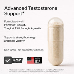Sheer Strength Labs etiqueta detalle con dosis transparentes y claridad