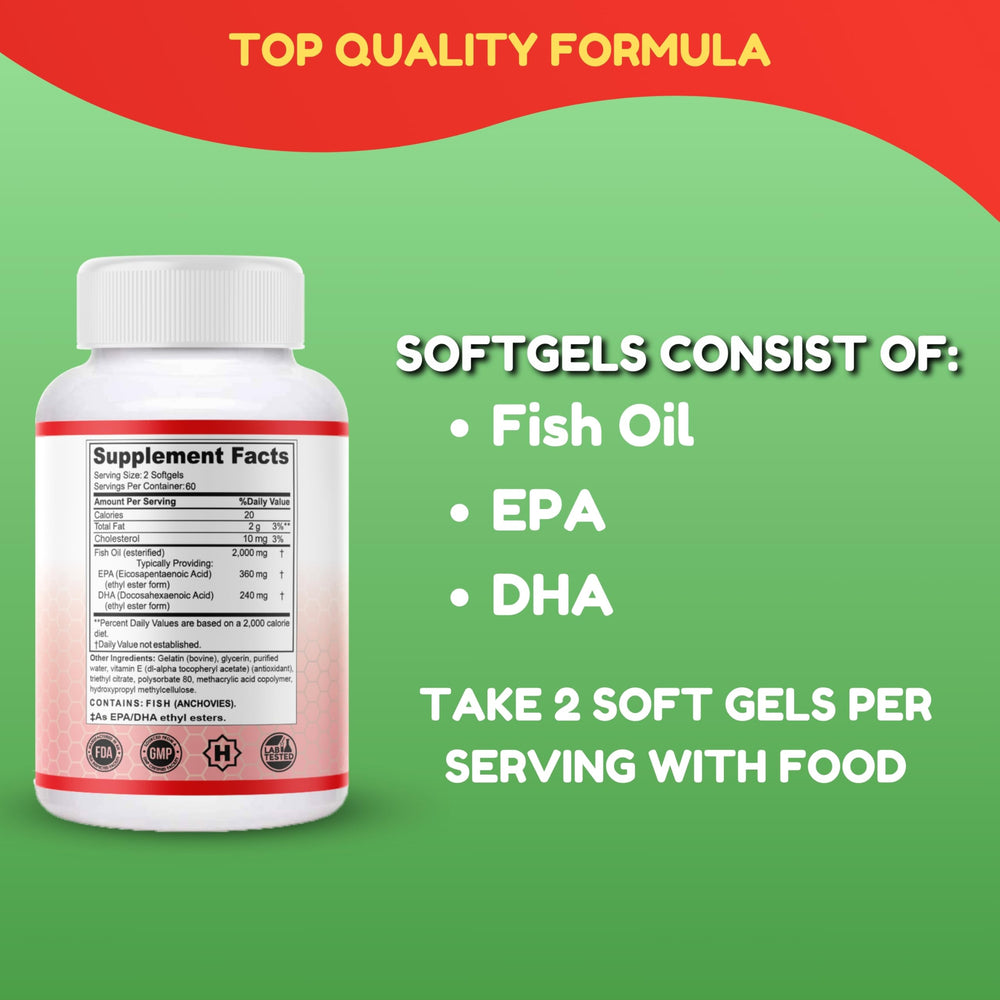 SHIFAA NUTRITION botella abierta y cápsulas listas para consumo