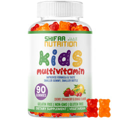 Frontal del envase SHIFAA NUTRITION mostrando sello Halal y beneficios visibles