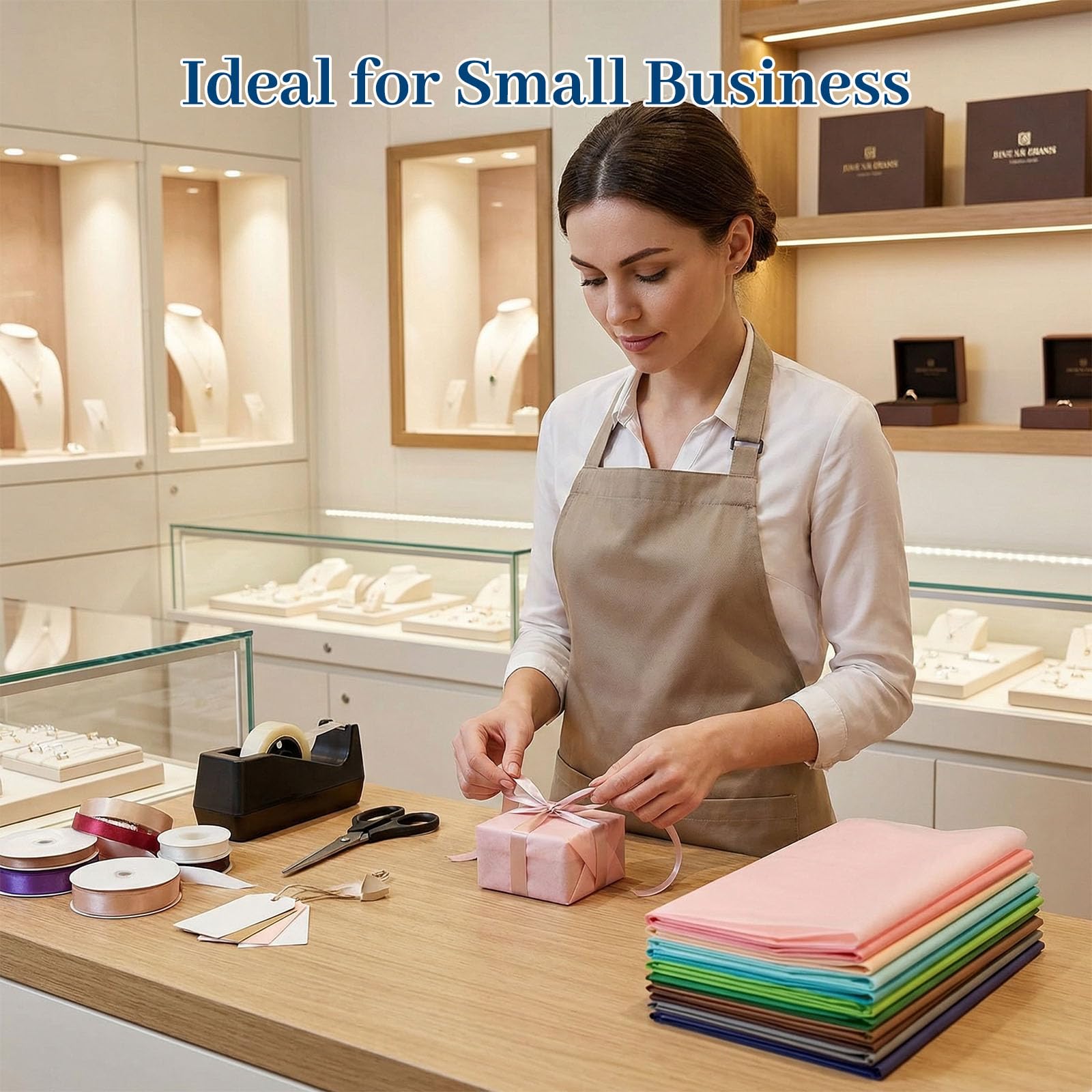 Shindel mesa de trabajo con tijeras y pegamento, ideal para talleres y DIY
