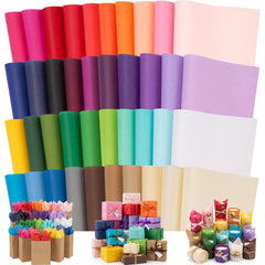 Shindel frente del paquete mostrando 330 hojas y 40 colores, variedad para regalos