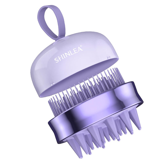 SHINLEA frontal del cepillo mostrando diseño 2 en 1 y beneficios de limpieza