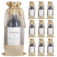 Shintop bolsa frontal de arpillera mostrando presentación elegante