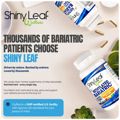 Shiny Leaf caja abierta con frasco y 30 cápsulas para suministro mensual