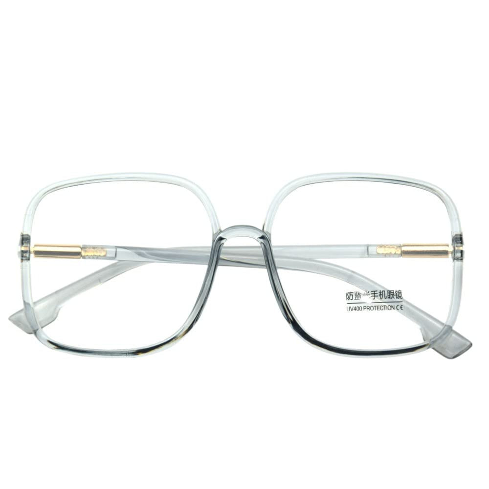 Shiratori gafas en uso frente a pantalla reduciendo deslumbramiento digital