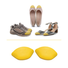 Shoolex insertado en zapatilla casual, evita deslizamientos y ampollas