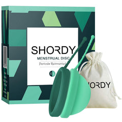 SHORDY pack frontal mostrando discos y funda, alternativa ecológica
