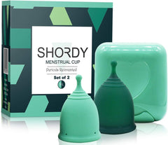 SHORDY envase frontal mostrando el set y ahorro ecológico