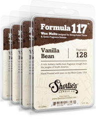 Shortie's Candle Company vista frontal del pack muestra presentación y aroma