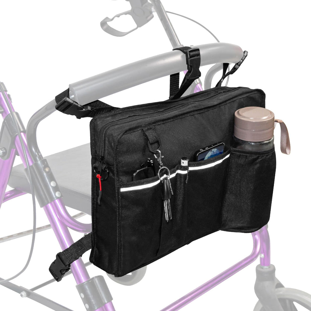 Shouken bolso frontal montado en rollator para acceso cómodo