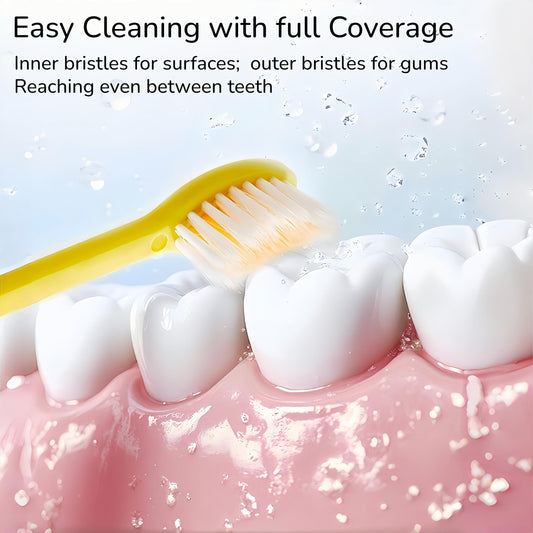 Shrunqi primer plano de cerdas suaves, comodidad al cepillar