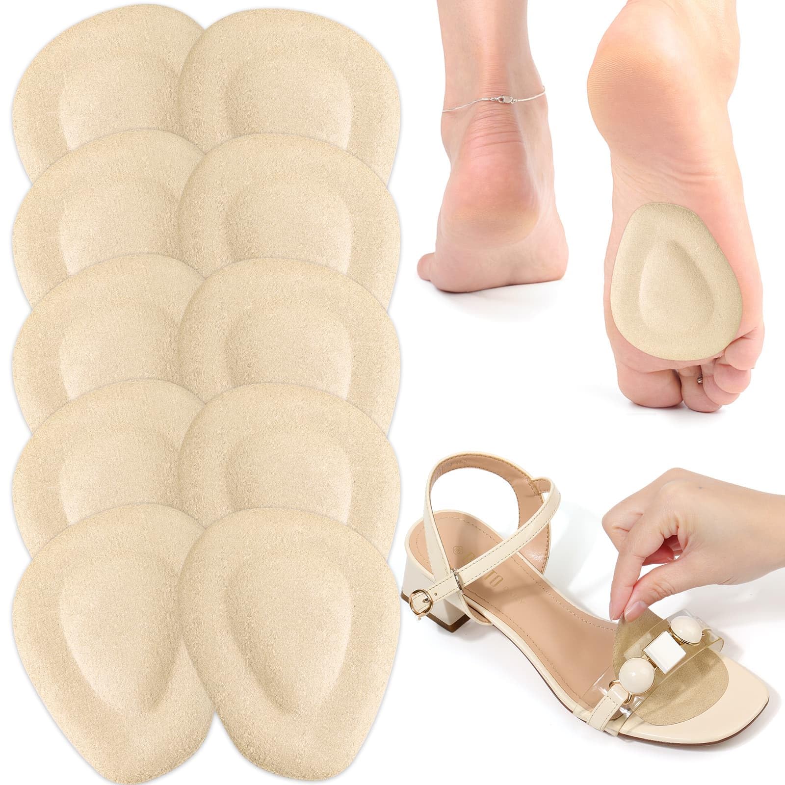 shynek almohadilla frontal pack 10 mostrando pares y forma para confort