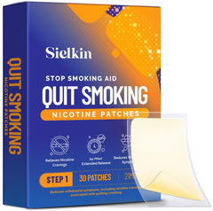 Sielkin empaque frontal con 30 parches para control diario de antojos