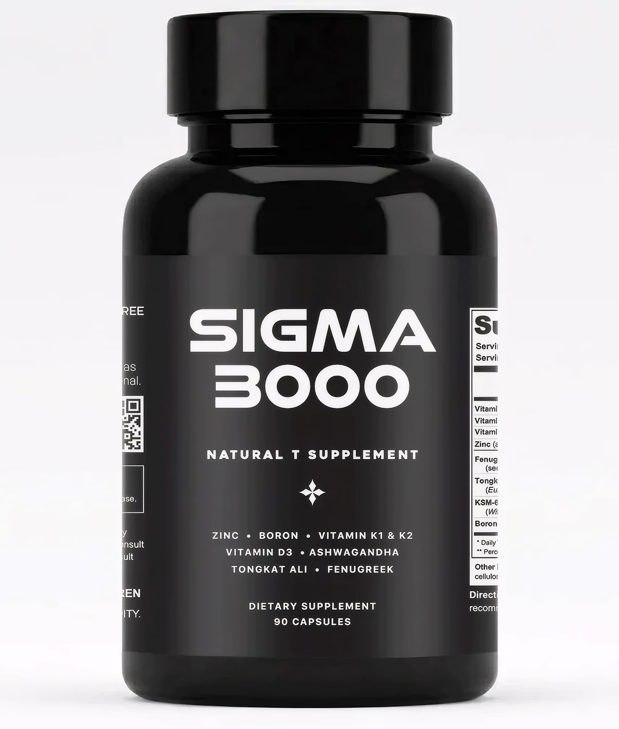 SIGMA 3000 frontal del envase mostrando diseño y beneficio vitalidad