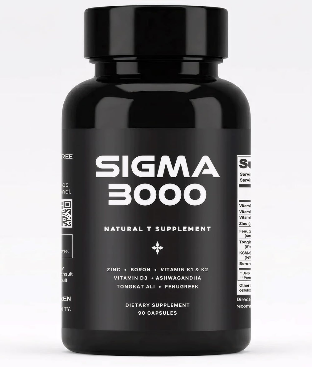 SIGMA 3000 frontal del envase mostrando diseño y beneficio vitalidad