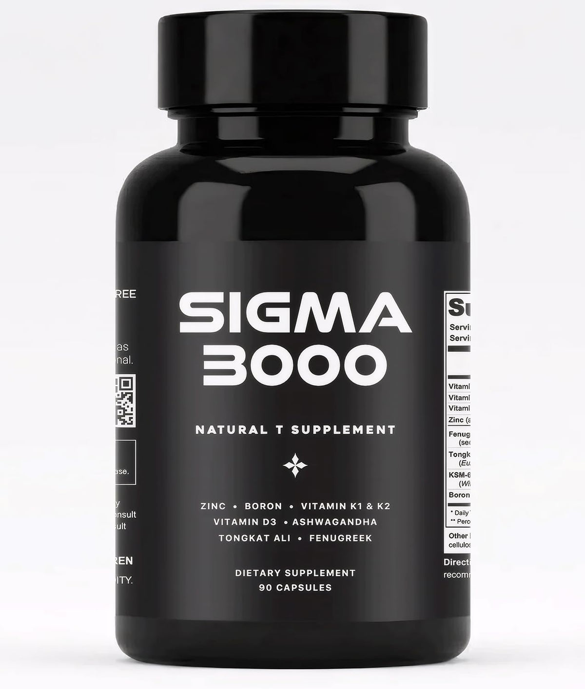 SIGMA 3000 frontal del envase mostrando diseño y beneficio vitalidad