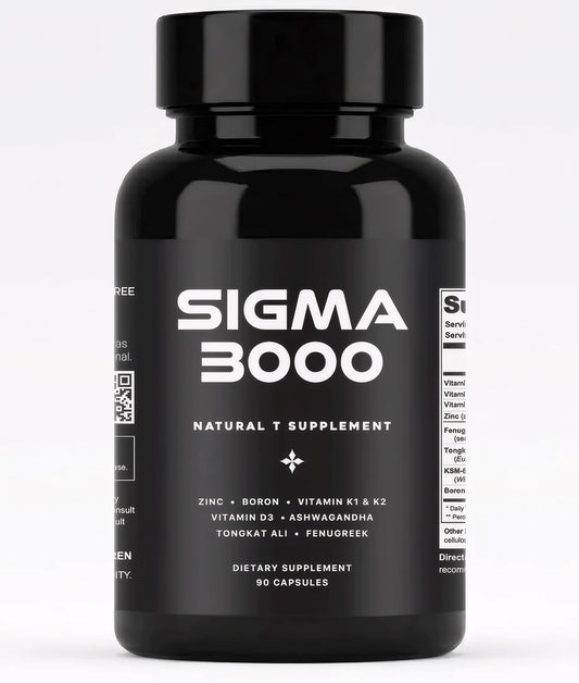 SIGMA 3000 frontal del envase mostrando diseño y beneficio vitalidad