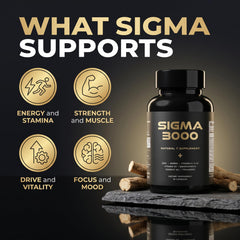 SIGMA 3000 en uso por hombre entrenando, mayor energía durante ejercicio