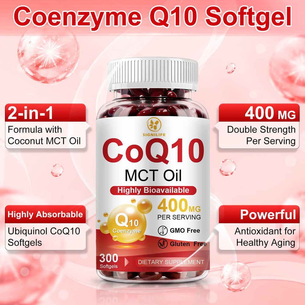 SIGNILIFE gotas de MCT Oil junto a softgel destacando mejor biodisponibilidad