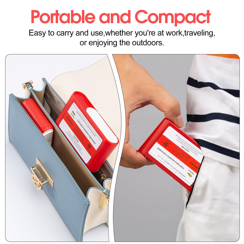 sijidou contenedor guardado en bolso, ideal para transporte diario y viaje