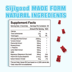 Sijigood gominola detalle color frutos del bosque, sabor agradable y práctico
