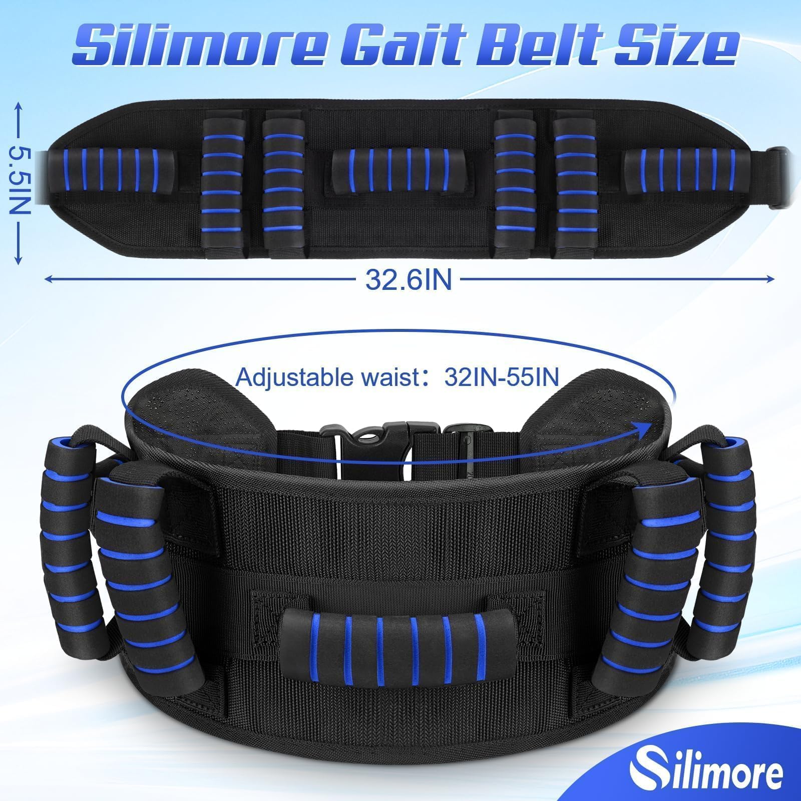 Silimore detalle de asas acolchadas que mejora el agarre y confort