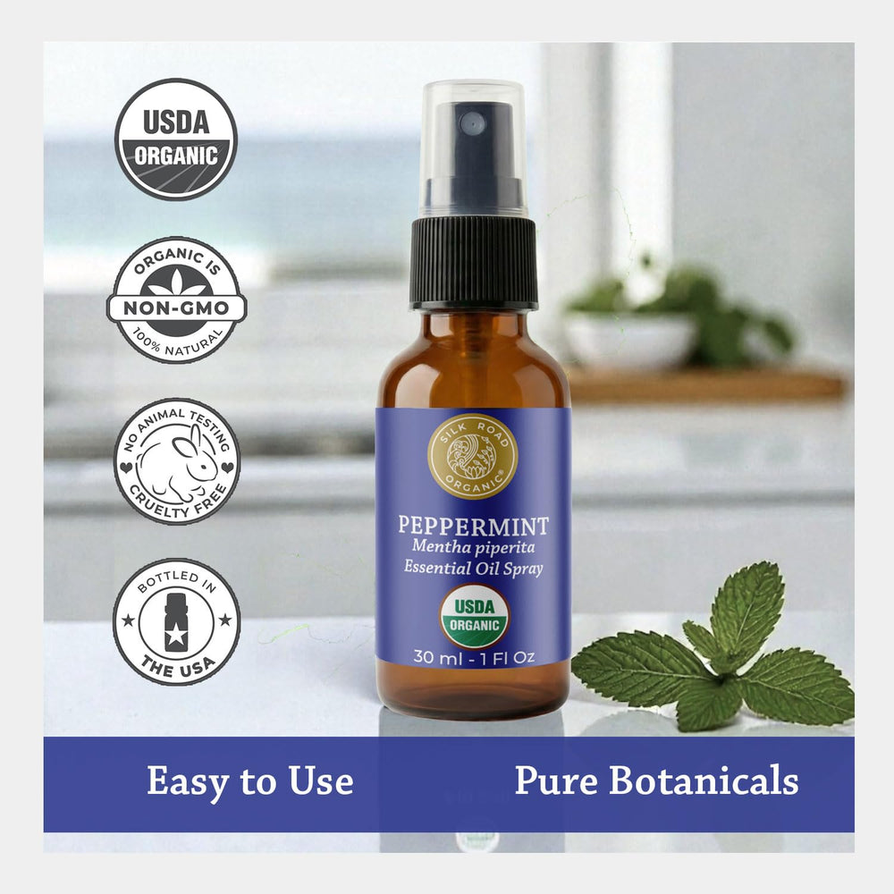 Silk Road Organic comparación de tamaño para llevar en bolso o equipaje