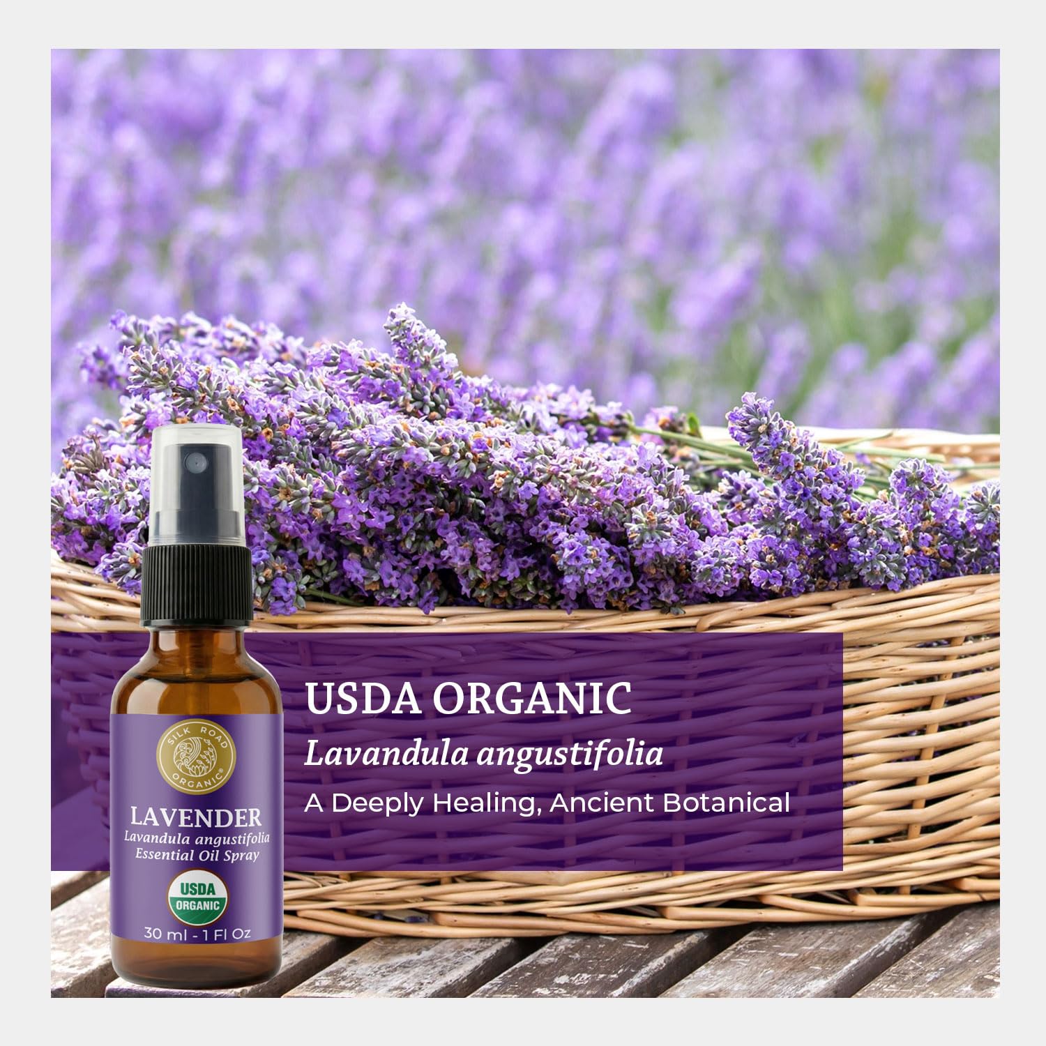 Silk Road Organic etiqueta USDA Certified que garantiza origen orgánico