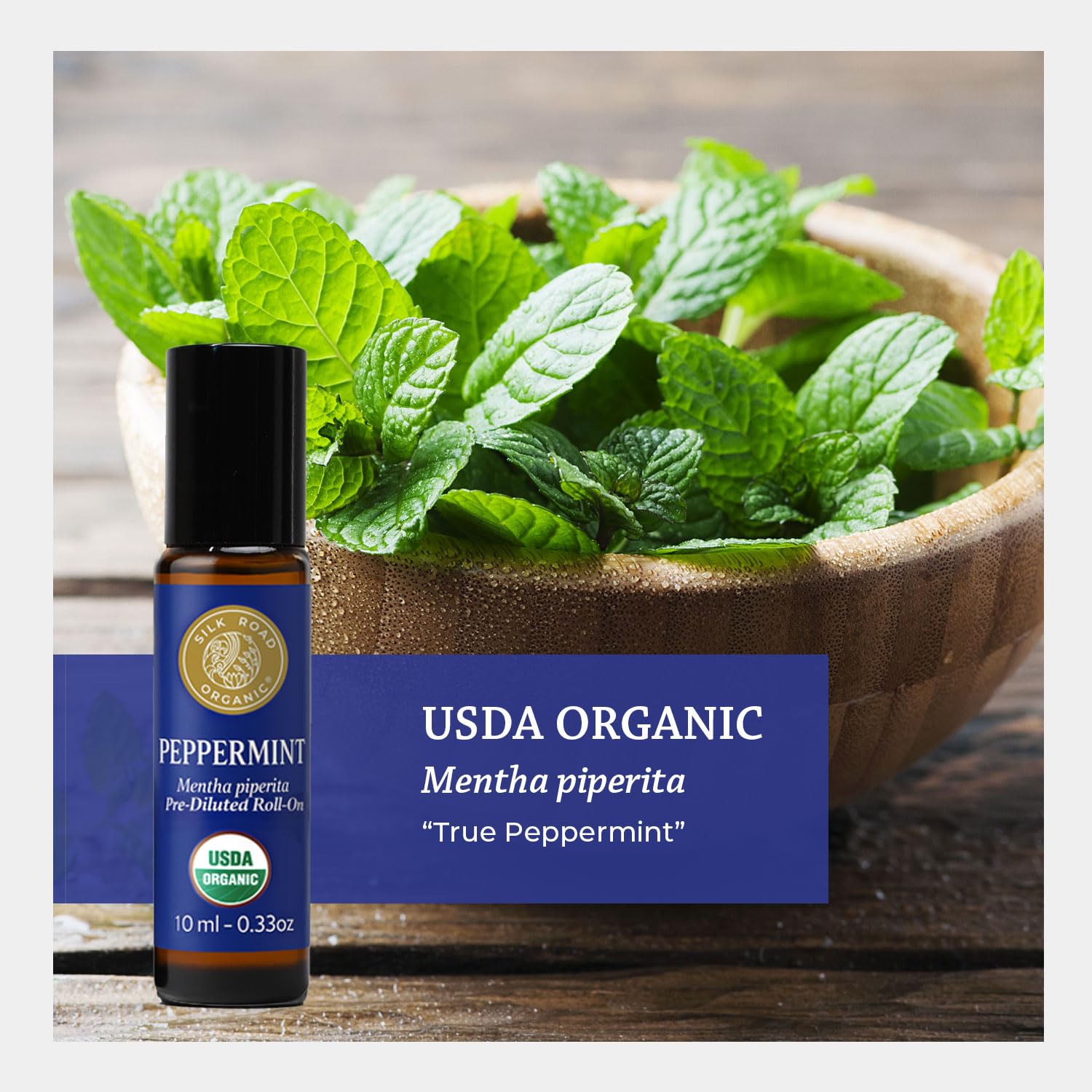 Silk Road Organic etiqueta USDA Certified Organic destacando autenticidad