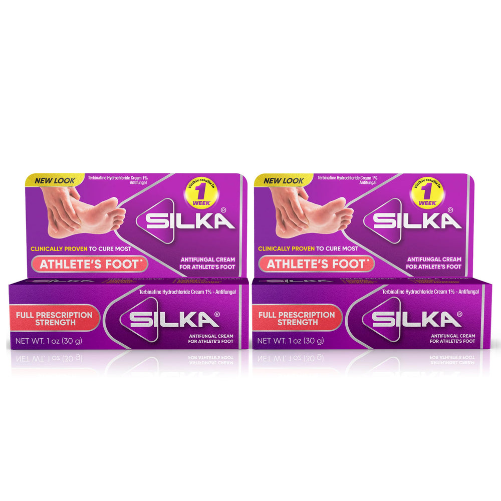 Silka crema antifúngica presentación frontal mostrando envase y marca, alivio rápido