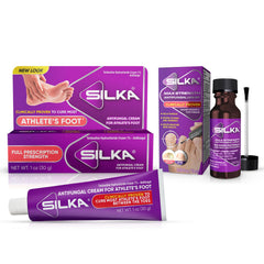 Silka packaging delantero mostrando el set y beneficio de tratamiento completo