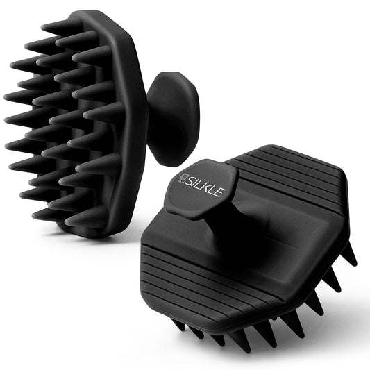 SILKLE cepillo frontal mostrando diseño ergonómico y agarre seguro