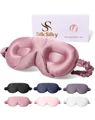 SilkSilky antifaz frontal en pale mauve, apariencia lujosa y oscurecimiento