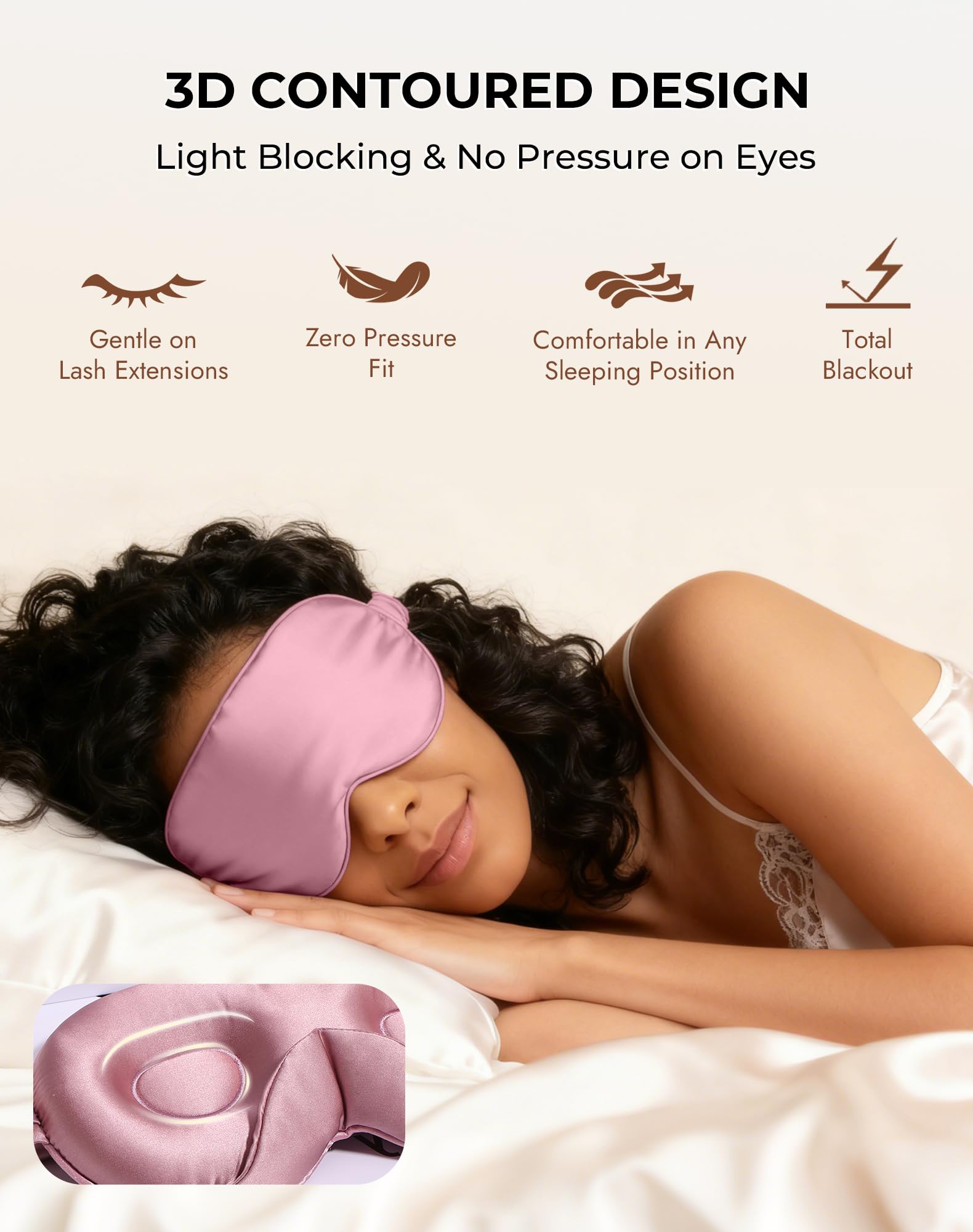 SilkSilky correa ajustable envuelta en seda, ajuste cómodo y seguro