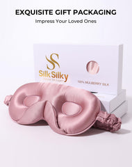 SilkSilky antifaz en caja de regalo, presentación elegante para obsequio