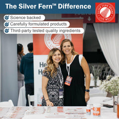 Silver Fern suplemento en cocina junto a alimentos destaca uso cotidiano