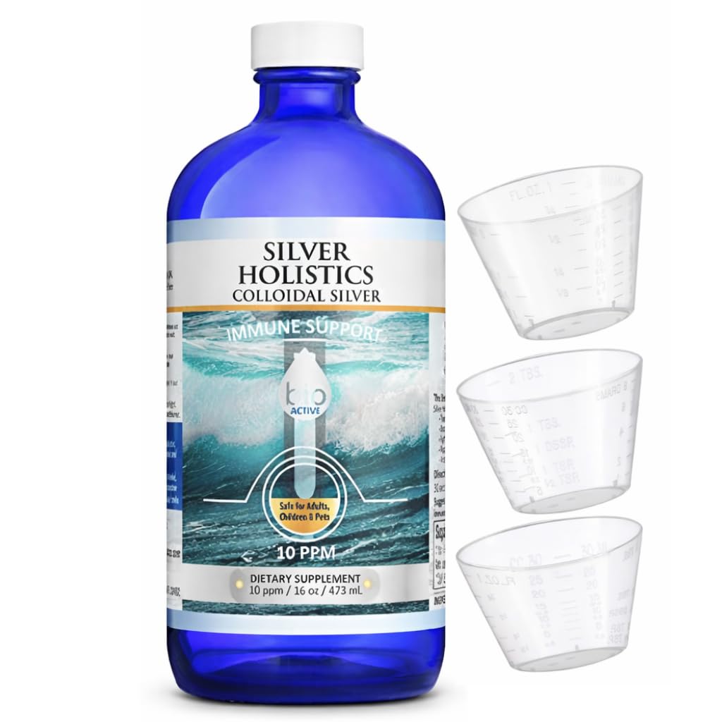 Vasos dosificadores incluidos de SILVER HOLISTICS para medición precisa