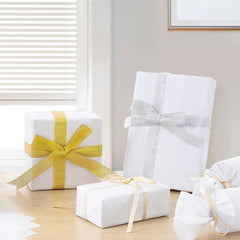 Simetufy uso envolviendo regalo con acabado profesional